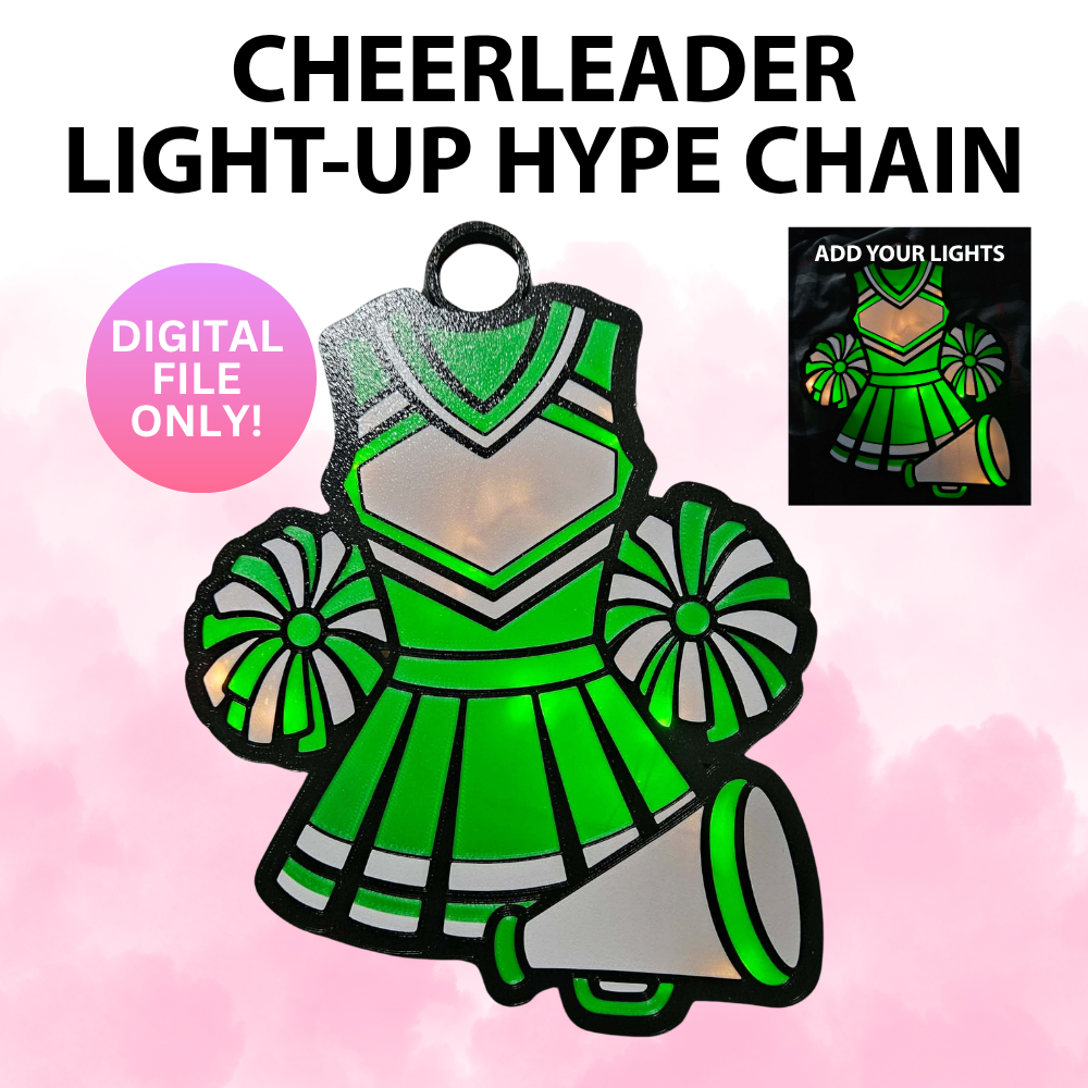 Cheerleader Light-Up Hype Chain (Digital File)