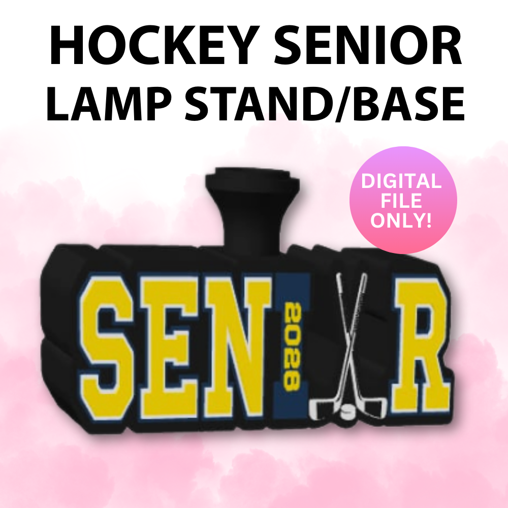 Senior Hockey Lamp Base (Digital File Only)