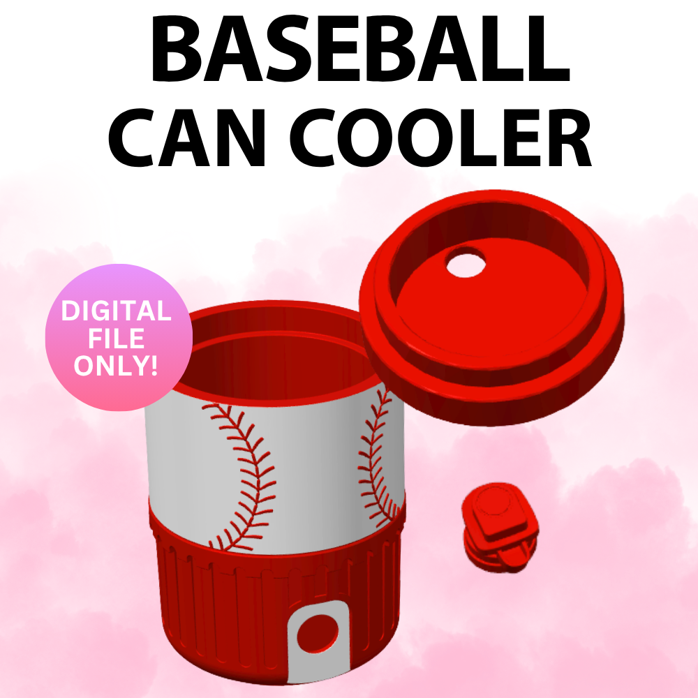 Baseball Can Cooler (Digital File Only)