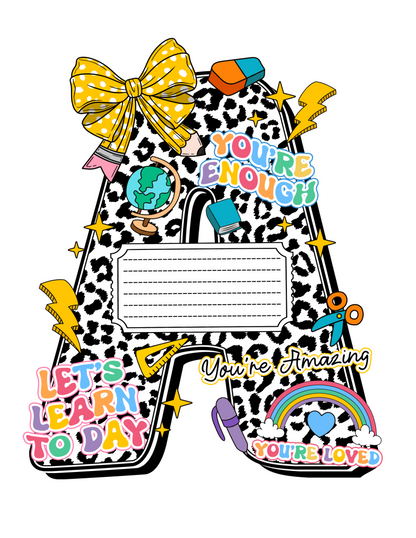 A TO Z  COMPOSITION ALPHABET LETTERS