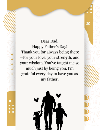FATHER'S DAY JUMBO CARD SUPER DAD
