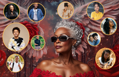 EDITABLE OBITUARY AVA'S RED ROSE