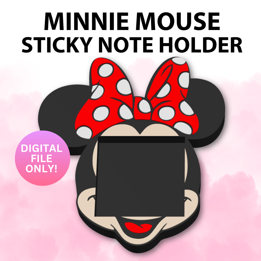 Minnie Mouse Sticky Note Holder – Craft Junky 24