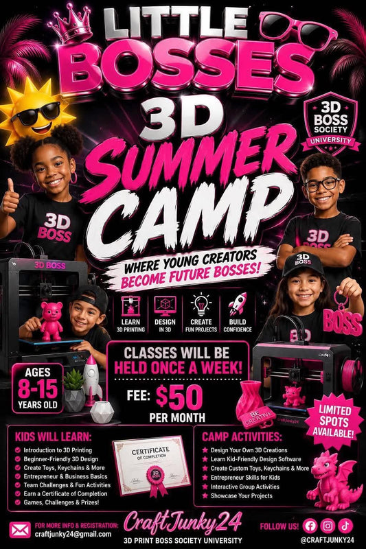 LITTLE BOSSES 3D SUMMER BOOTCAMP MONTHLY SUBSCRIPTION