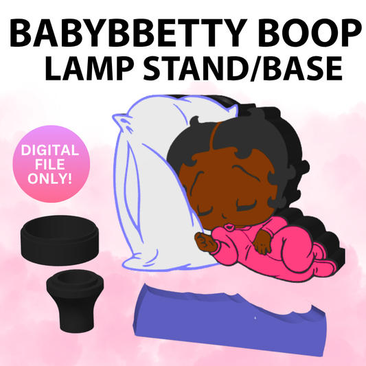 Baby Betty Boop Lamp Base (Digital File Only)