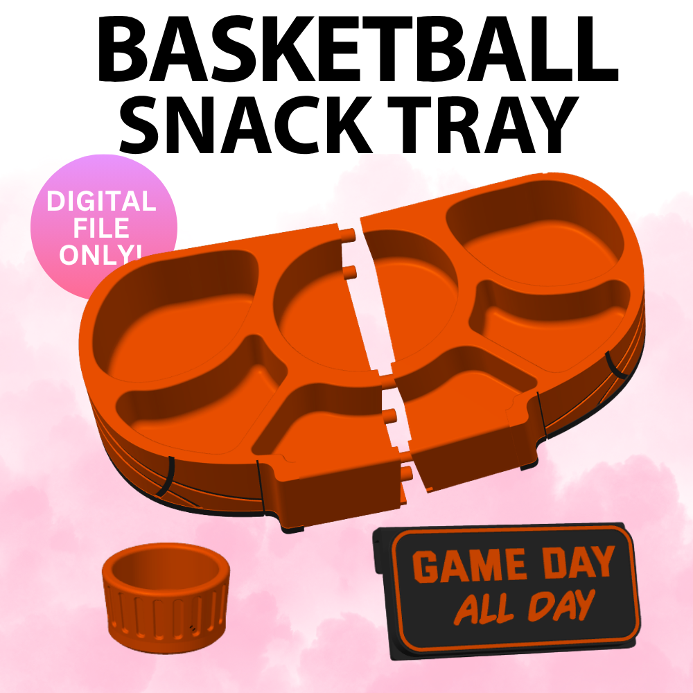 Basketball Snack Tray (Digital File Only)