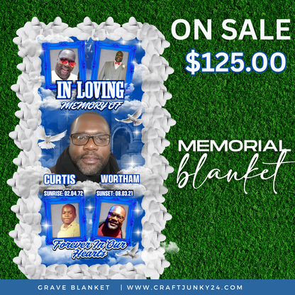 CUSTOM GRAVE BLANKETS