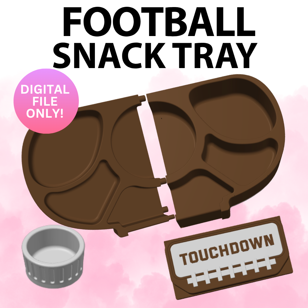 Football Snack Tray (Digital File Only)