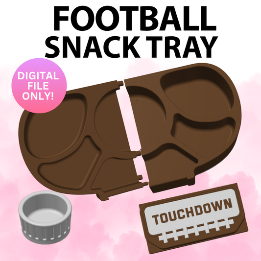 Football Snack Tray (Digital File Only)