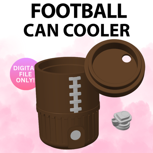 Football Can Cooler (Digital File Only)