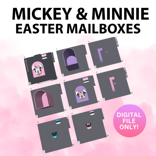 Mickey & Minnie Easter Mailboxes (Digital File Only)