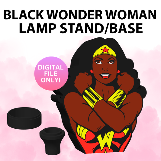 Black Wonder Woman (Digital File Only)