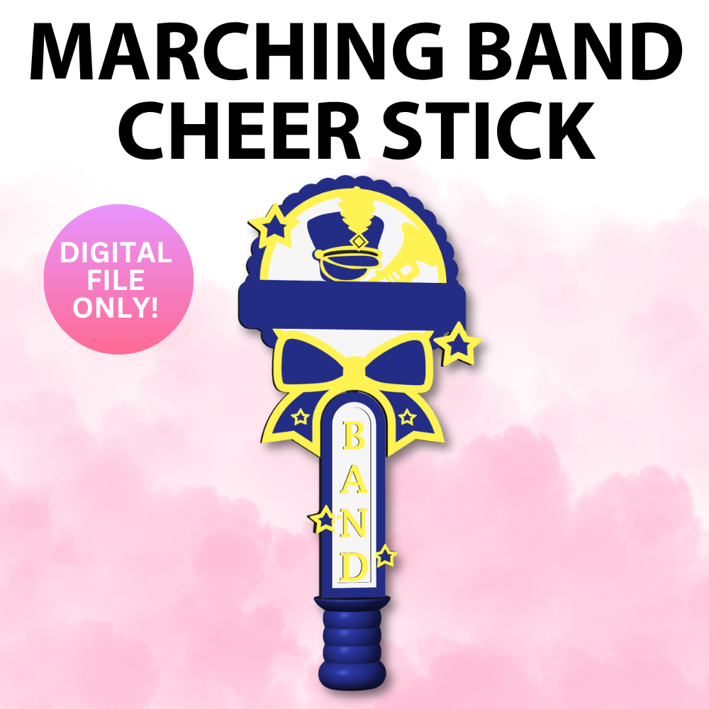Marching Band Cheer Stick (Digital File)