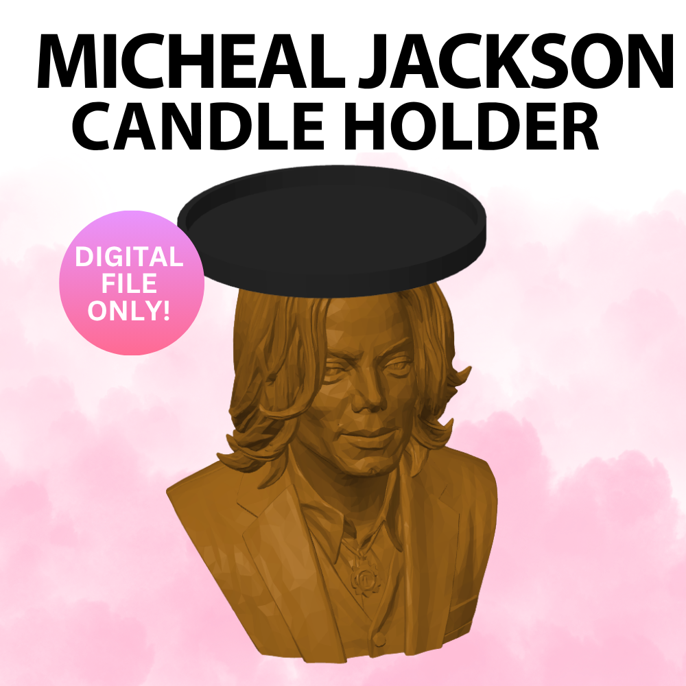 Michael Jackson Candle Holder (Digital File Only)