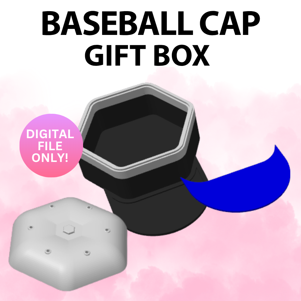 Baseball Cap Gfit Box (Digital File Only)