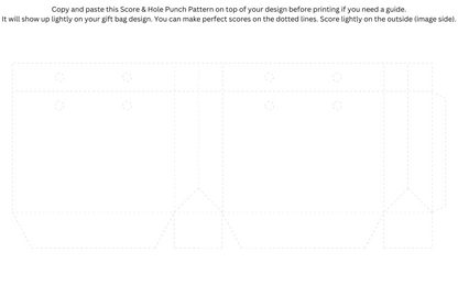 DRAG & DROP GIFT BAG TEMPLATE