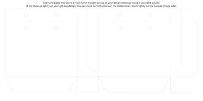 DRAG & DROP GIFT BAG TEMPLATE