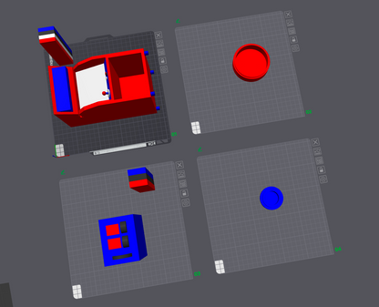 Spiderman Arcade Storage Lamp Base (Digital File Only)