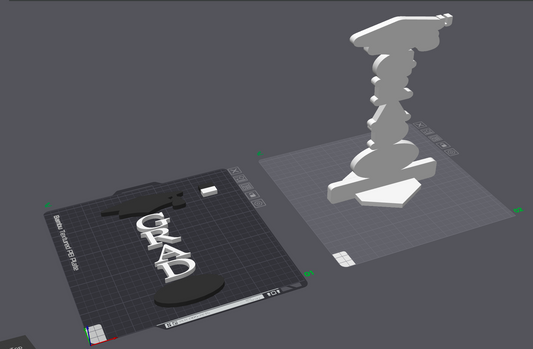 Grad Table Stand (Digital File Only)