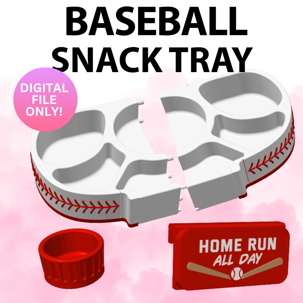 Baseball Snack Tray (Digital File Only)