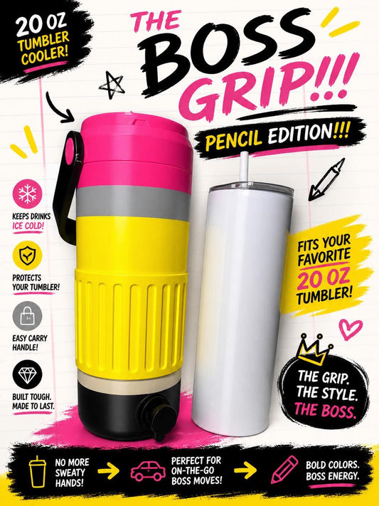 Boss Grip with stainlee steel insert stl/3mf