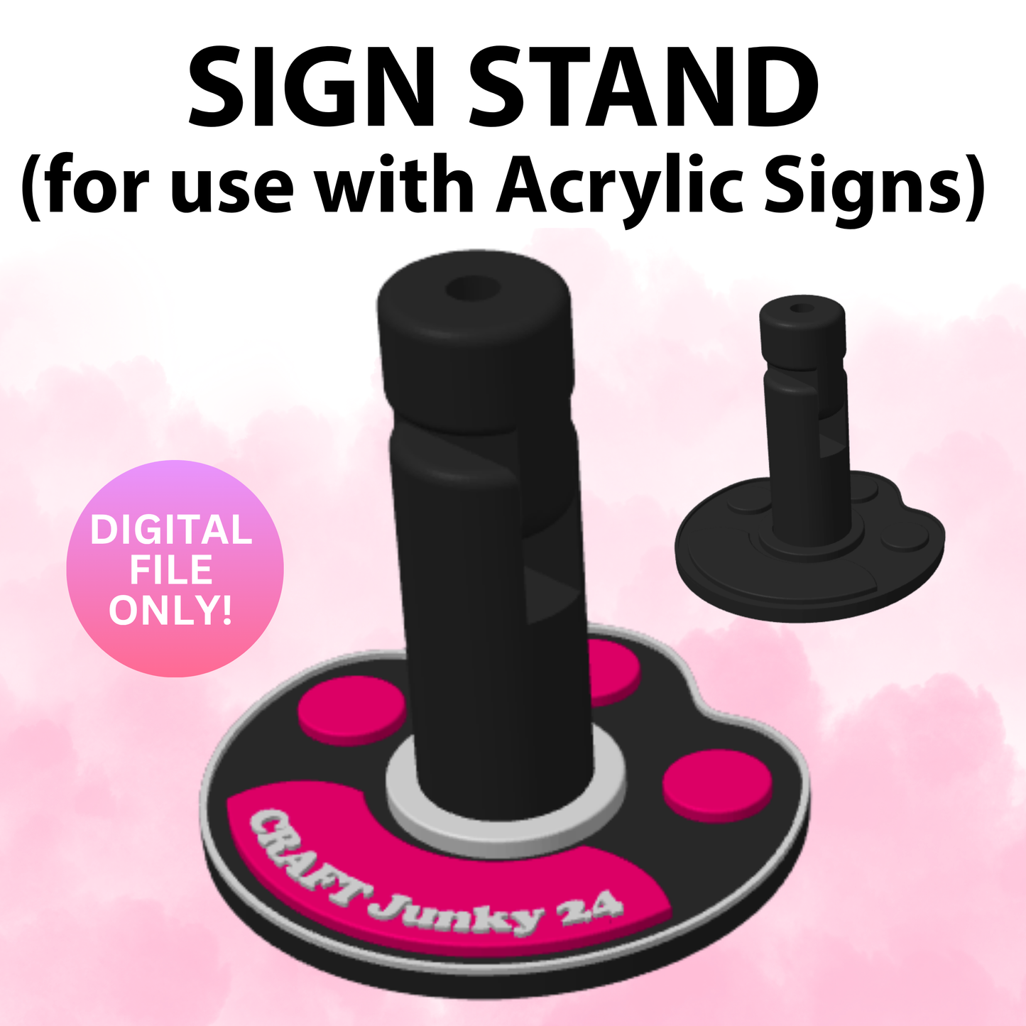 Sign Stand - For Use with Acrylic Signs