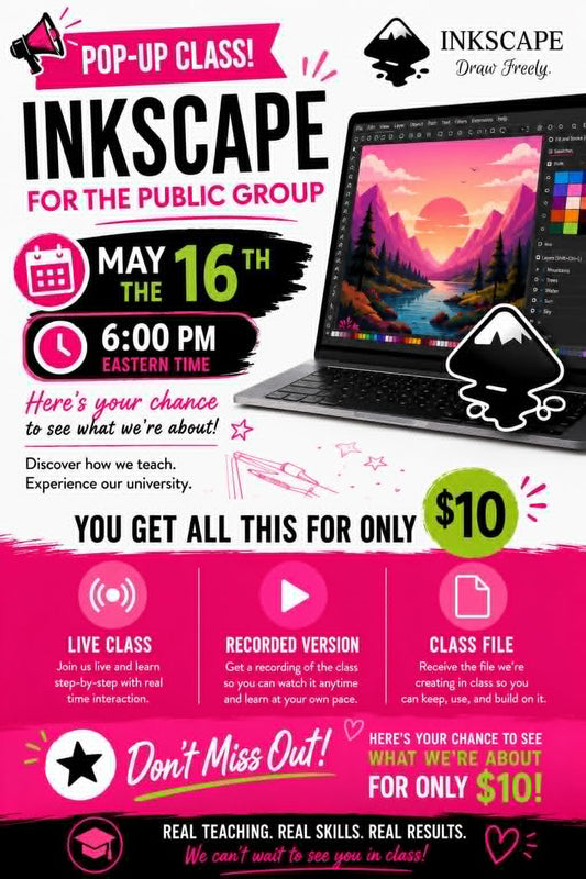 Inkscape Pop-Up Class